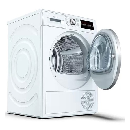 Uscator de rufe Neff R8580X2EU, 8 kg, Clasa A++, Tehnologie AutoDry, Display LED, Pornire intarziata, Alb