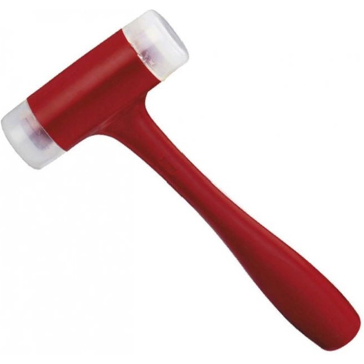 Ciocan plastic Stanley 1-57-053, latime cap 34 mm, greutate 320 g, rosu