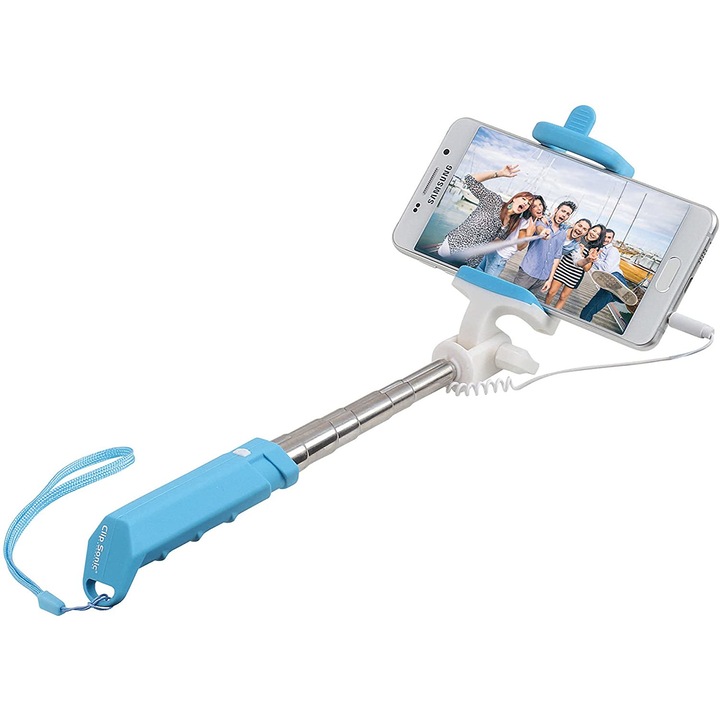 Mini teleszkópos szelfibot kék TEA146B