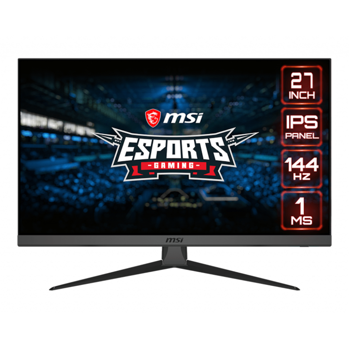 MSI Optix G272 Esport Gaming monitor, 27", IPS, 144hz, 1ms, Adaptive Sync, HDMI, DP