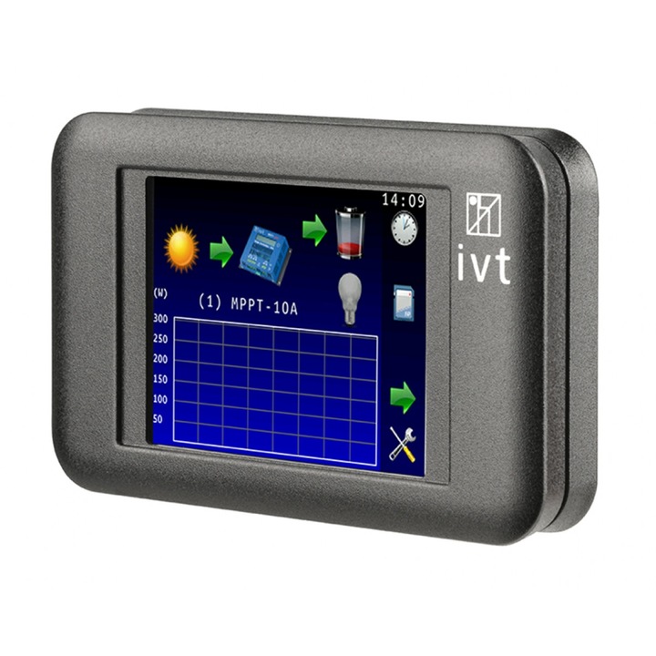Telecomanda cu Touchscreen pentru regulator solar
