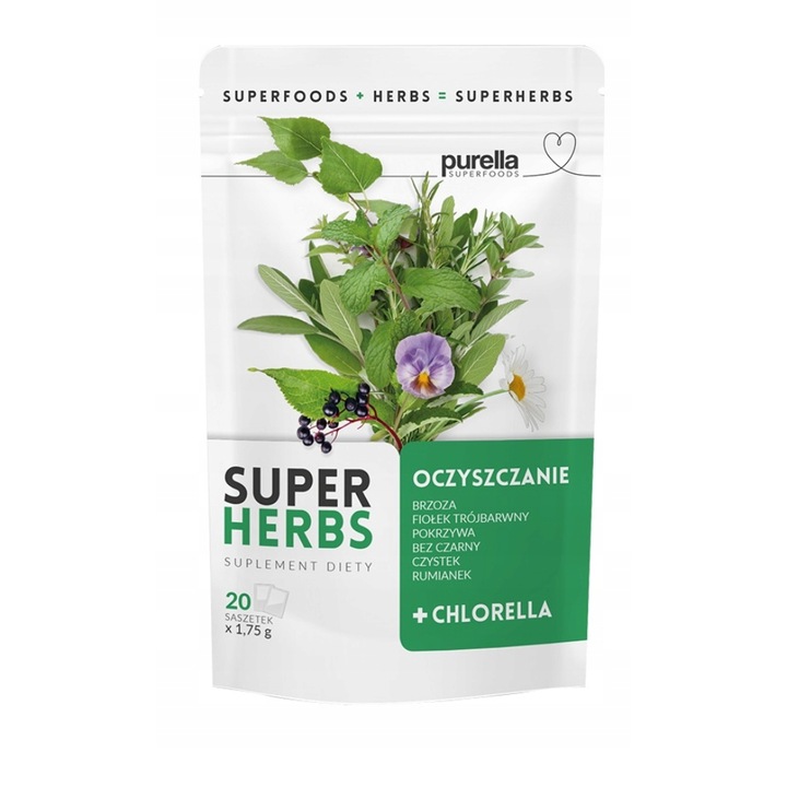Purella Superherbs gyógytea, 20 tasak, 35g