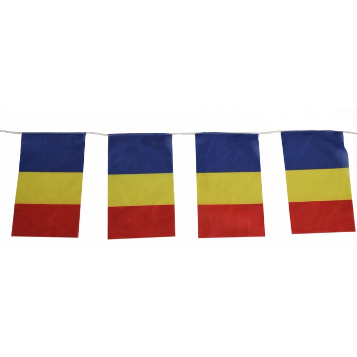 Ghirlanda stegulete Romanai imprimate, dreptunghiulare, lungime 50 metri