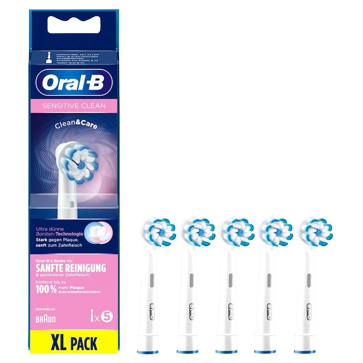 Rezerve periuta de dinti Oral-B Sensitive Clean, 5 buc