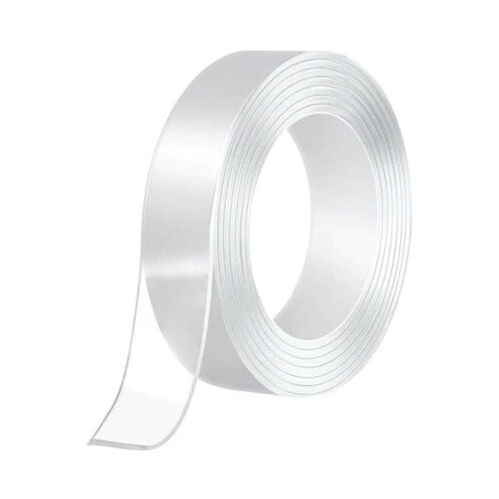 Banda Dublu Adeziva pentru Motaj si Multiple Utilizari, Impermabila, 2 x 500cm, Premium, Original Deals