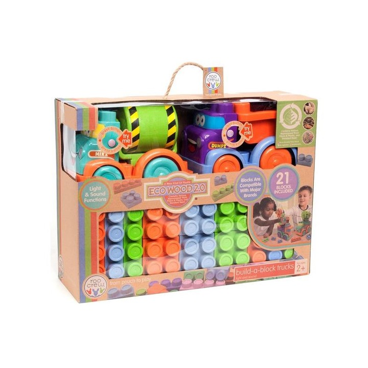 MTS 5580155 Roo Crew ECO: Járművek építőkockákkal - többféle