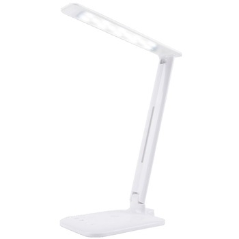 Lampa de birou cu LED Wink DE1004, modul incarcare wireless pentru telefon cu sistem Android, control cu touch, USB, lumina calda si rece Lampa de birou cu LED Wink DE1004, modul incarcare wireless pentru telefon cu sistem Android, control cu touch, USB, lumina calda si rece