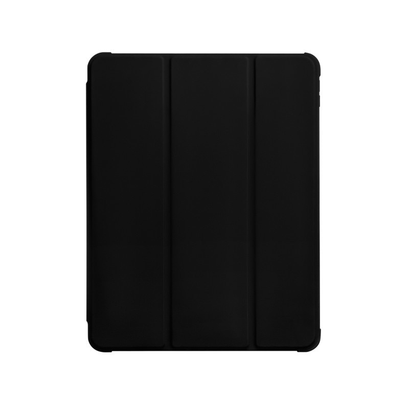 Husa Tableta Upzz Stand Case Smart Cover Pentru Ipad Air 2020, Spate Transparent, Functie Stand, Negru