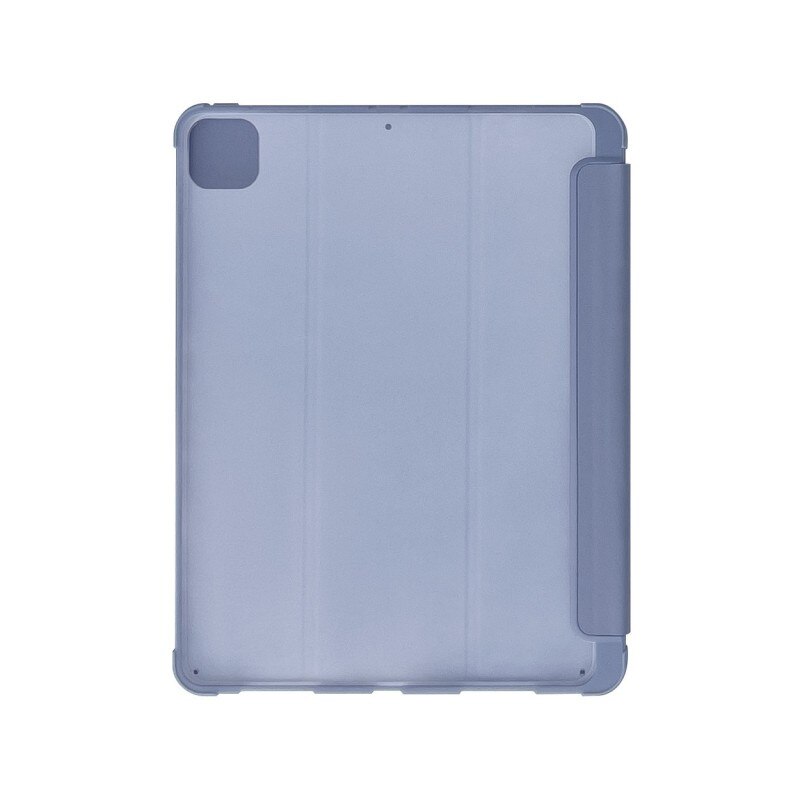 Husa Tableta Upzz Stand Case Smart Cover Pentru Ipad Mini 6 2021, Spate Transparent, Functie Stand, Albastru