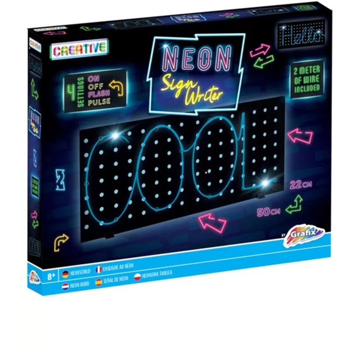 Grafix neon üzenőfal