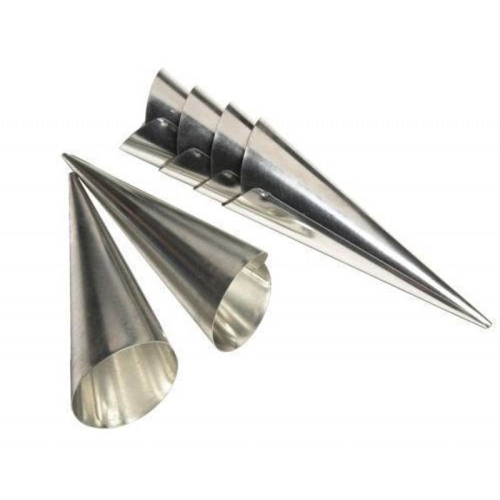 Комплект Фунийки за сладки, Метални, 5 Броя