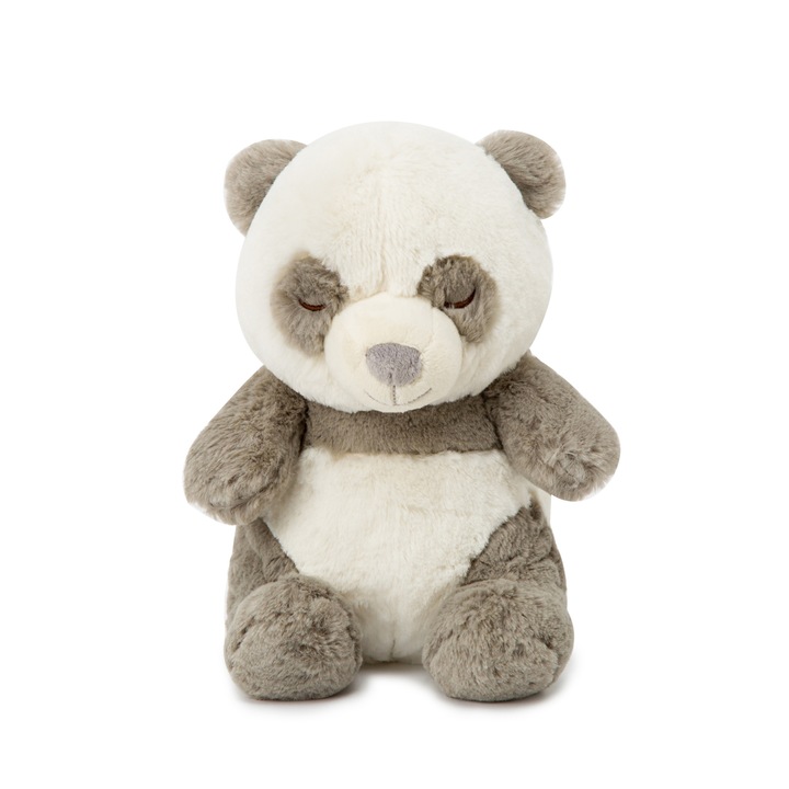 Jucarie de plus, Cloud b, Peaceful Panda, +0 ani, Alb/Gri