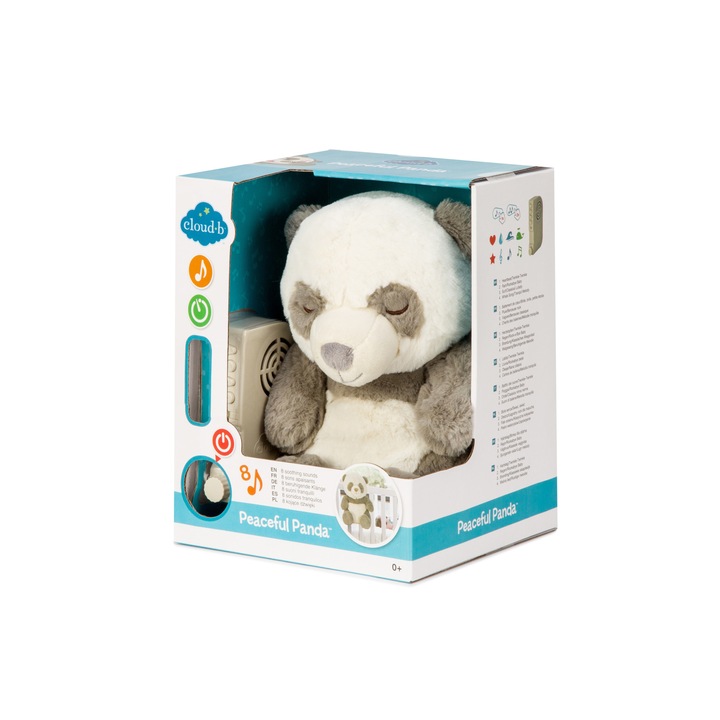 Cloud b Baba zenélő plüss - Panda (CLTT-7663-PP)