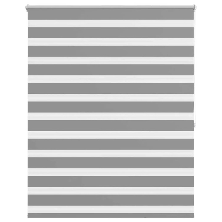 Jaluzea tip zebra vidaXL, 120 x 175 cm, gri