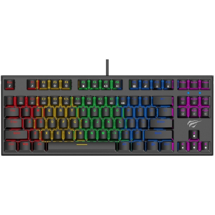 Клавиатура Havit GAMENOTE KB857L, механична