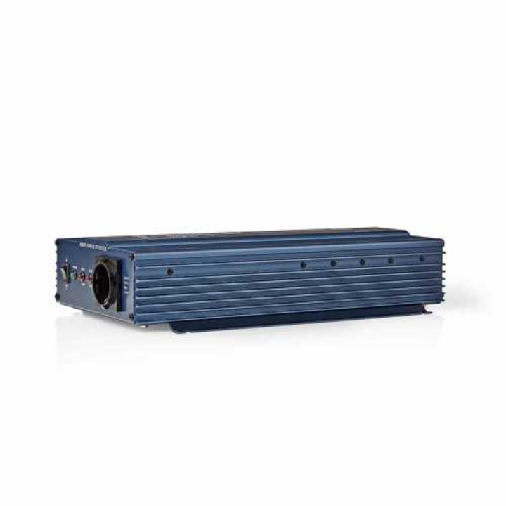 Tiszta szinuszos feszültség inverter Nedis, 12V DC - 230V AC, 1000W, 1x Schuko