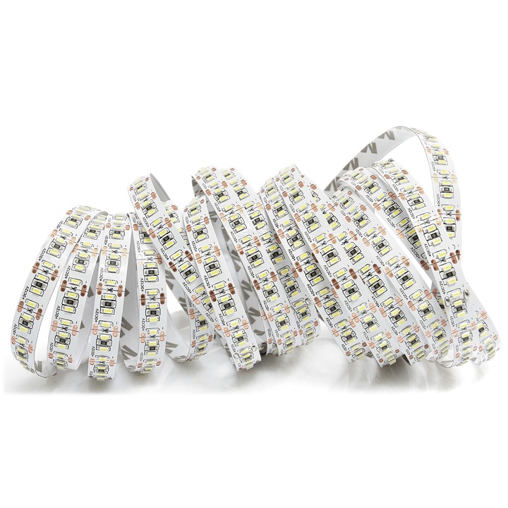 Лента LED Koloreno, 12V, 3014, 204LED, 1 м, IP20, 6000K, Студено бяло