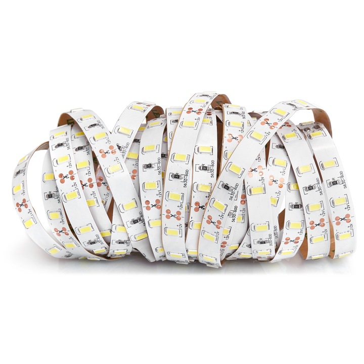 LED лента Koloreno, 12V, 5630, 60LED, 1 м, IP20, 4500K, Неутрално бял