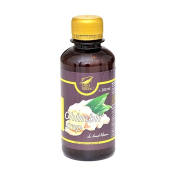 Sirop de Ghimbir, flacon de 200 ml Sirop de Ghimbir, flacon de 200 ml