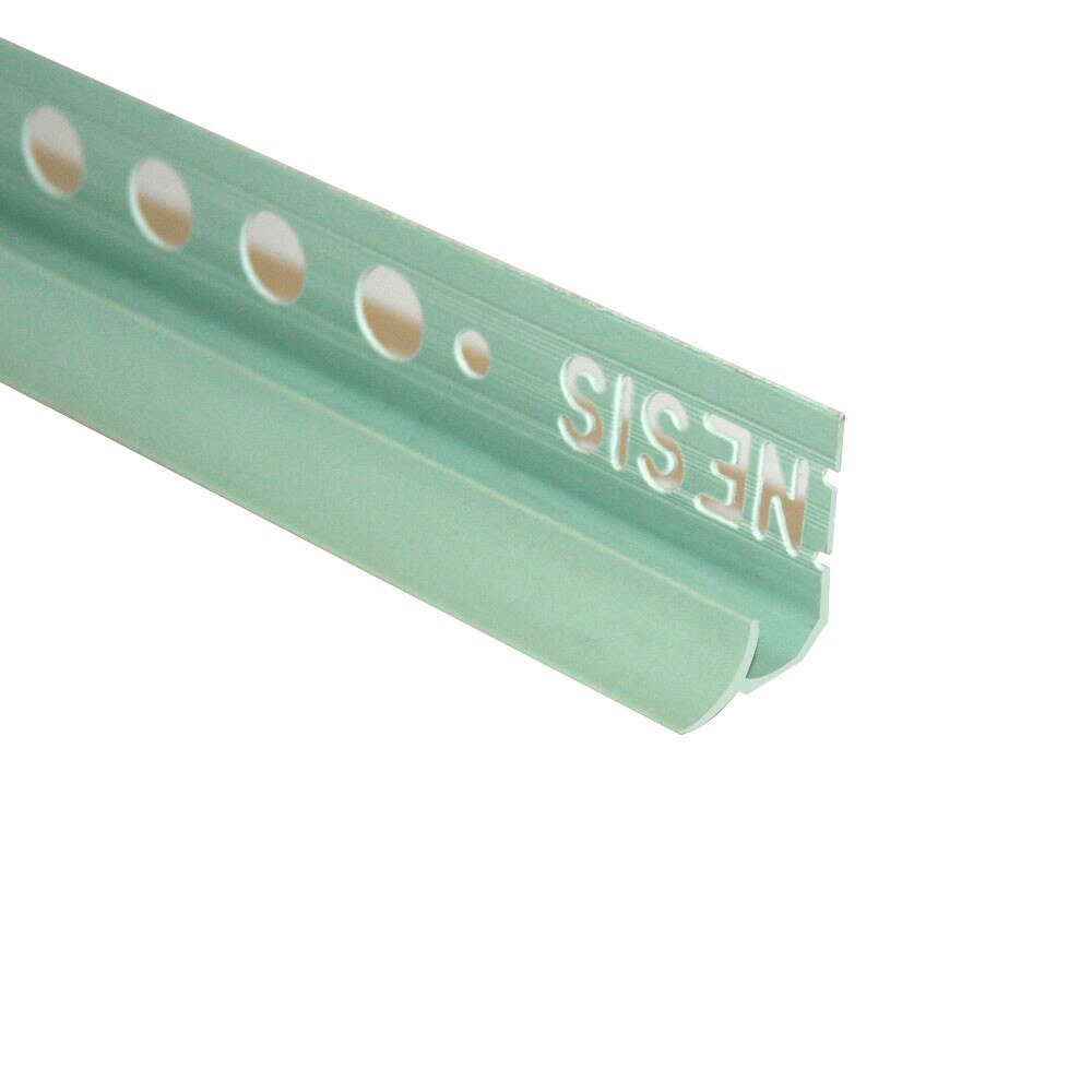 Bagheta concava din PVC cu rasina ABS A= 9mm, culoare verde jad