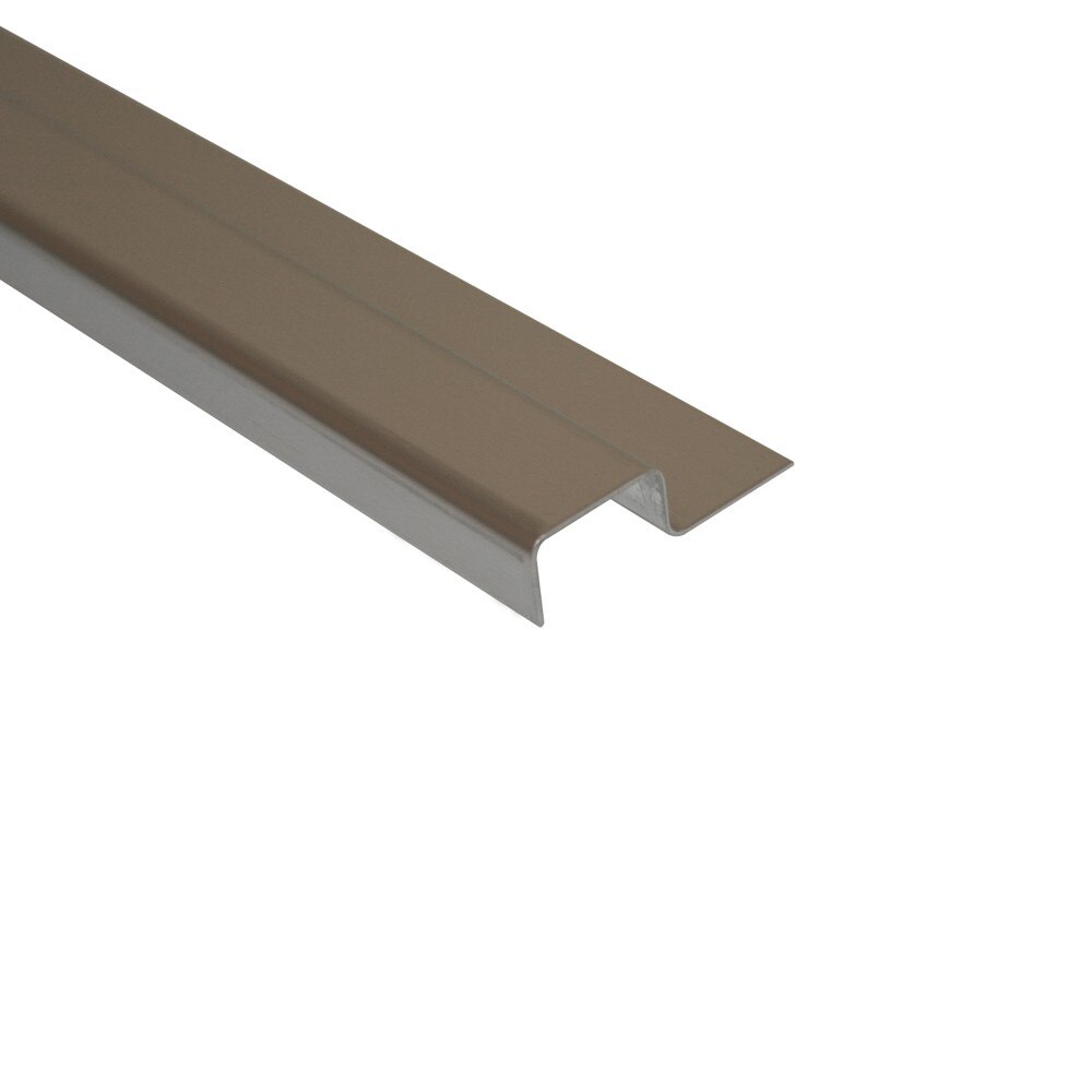 Trim patrat din steelINOX5, 12x19x12 mm; 2,7 m, culoare inox lucios