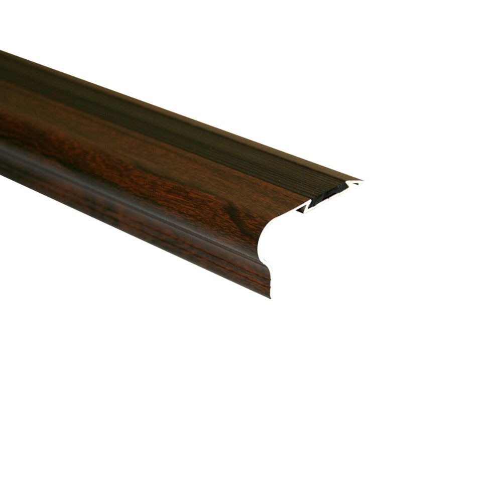 Protectie treapta Prolux, insertie PVC, aluminiu sublicromat, 53x29mm, Wenge