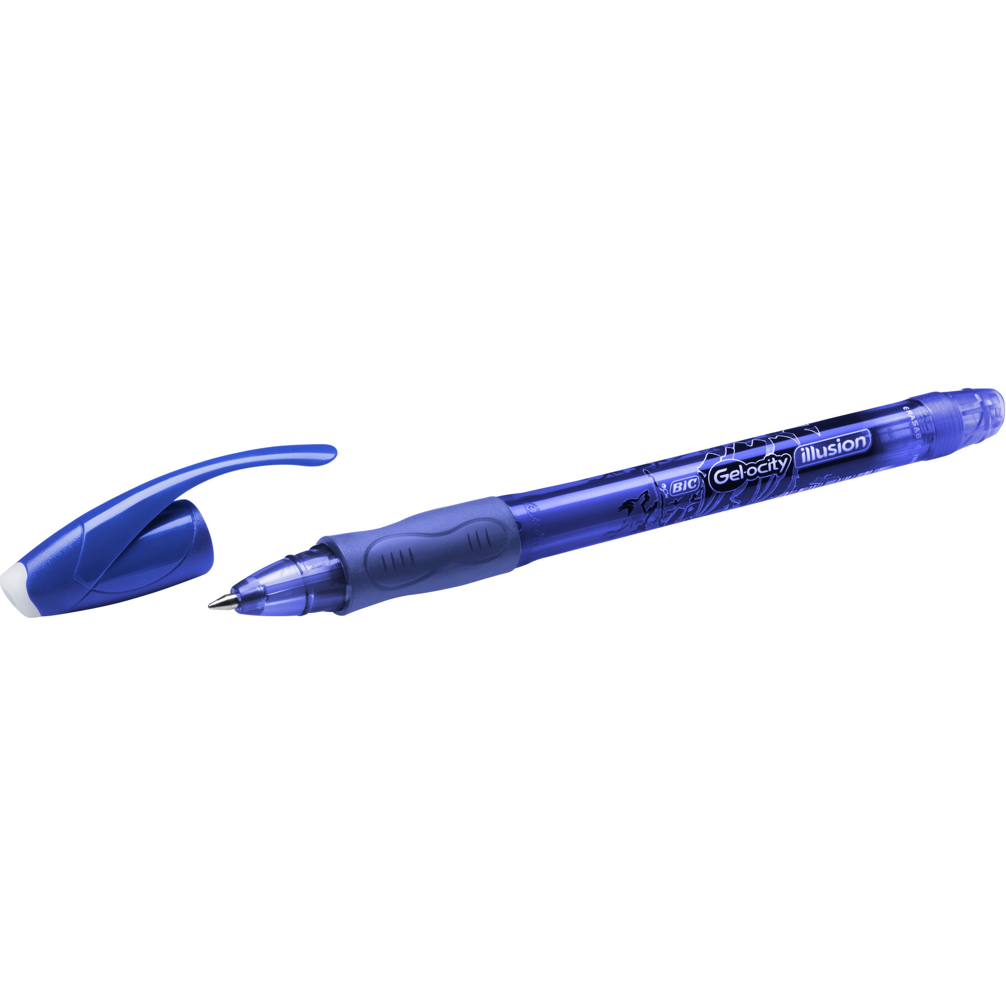 BIC Gel-ocity Illusion Gel-Roller - Löschbare Tinte, 0,3 Mm Strichstärke, Nachfüllbar