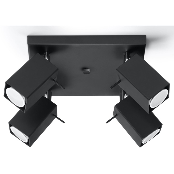 Csillár Merida 4 Black, Gu10