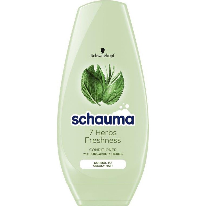 Балсам Schauma 7 Plante Freshness, За нормална коса или с тенденция към омазняване, 250 мл
