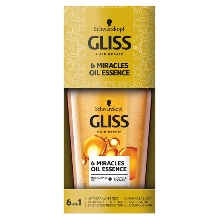 Serum pentru par GLISS DAILY OIL, 75 ml