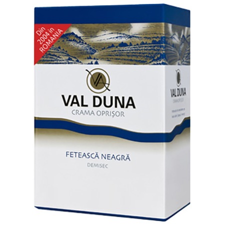Vin Rosu Val Duna, Feteasca Neagra, Demisec, 5l