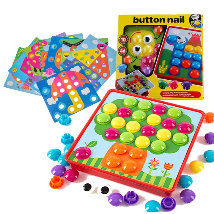 Gomb kirakó, 57 elem