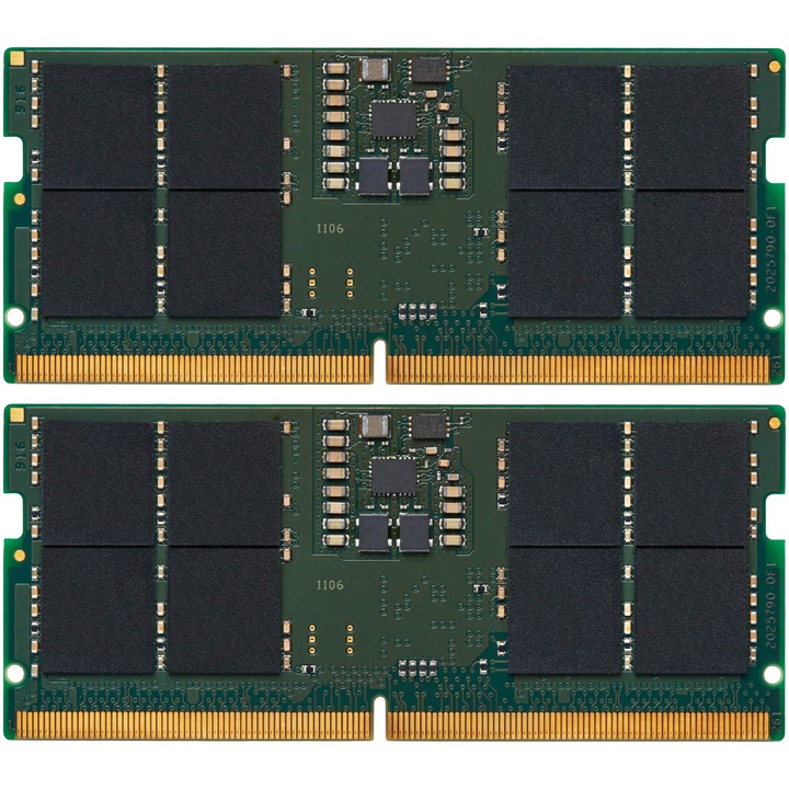 Памет за лаптоп Kingston ValueRam, 32GB DDR5, 4800MHz CL40, Dual Channel Kit