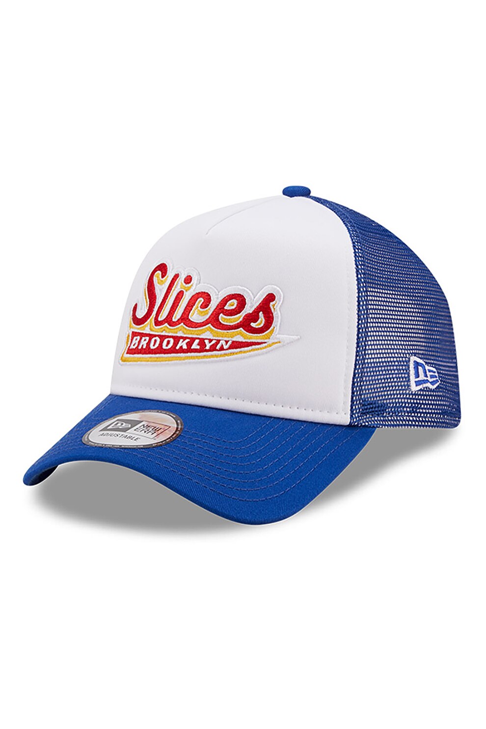New Era, Sapca trucker Brooklyn Cyclones, Rosu, Alb, Albastru inchis ...