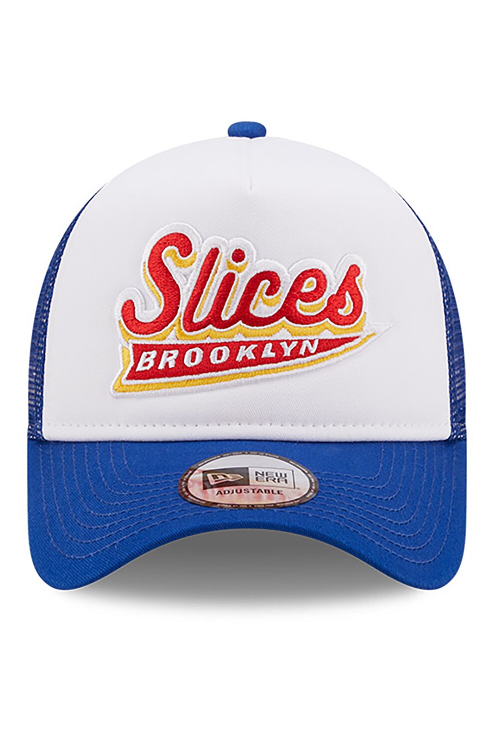 New Era, Sapca trucker Brooklyn Cyclones, Rosu, Alb, Albastru inchis ...