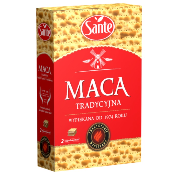 Paine crocanta matzo, Sante, Fara conservanti, 180g
