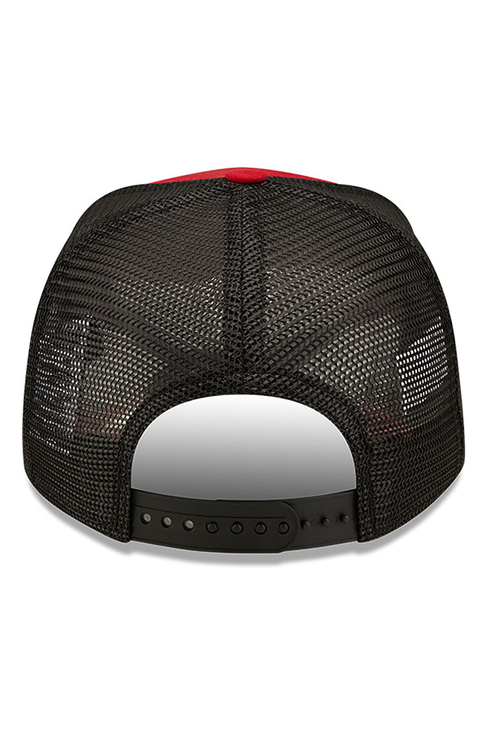 New Era, Sapca trucker cu logo brodat Wordmark, Rosu, Negru - eMAG.ro