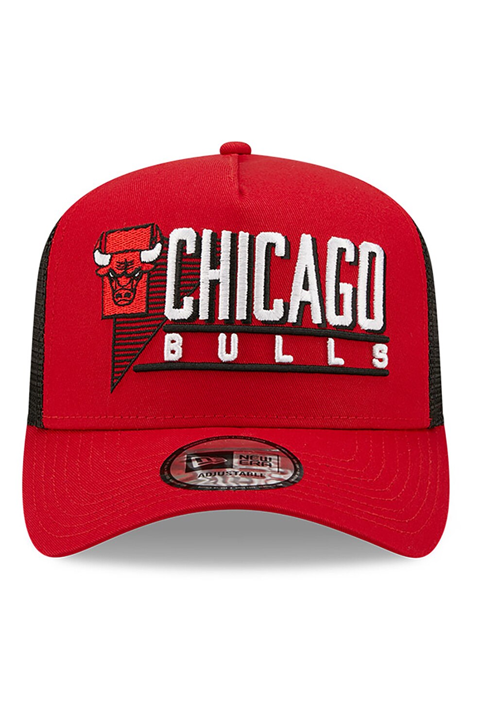 New Era, Sapca trucker cu logo brodat Wordmark, Rosu, Negru - eMAG.ro