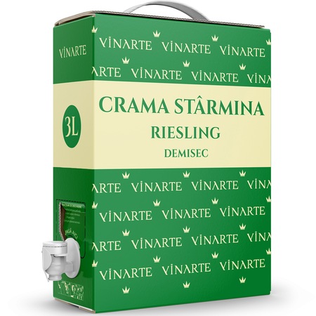 Vin Alb Vinarte, Crama Starmina, Semi-Dry, 3l