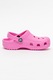 Crocs, Saboti slingback cu perforatii, Roz, 32-33 EU