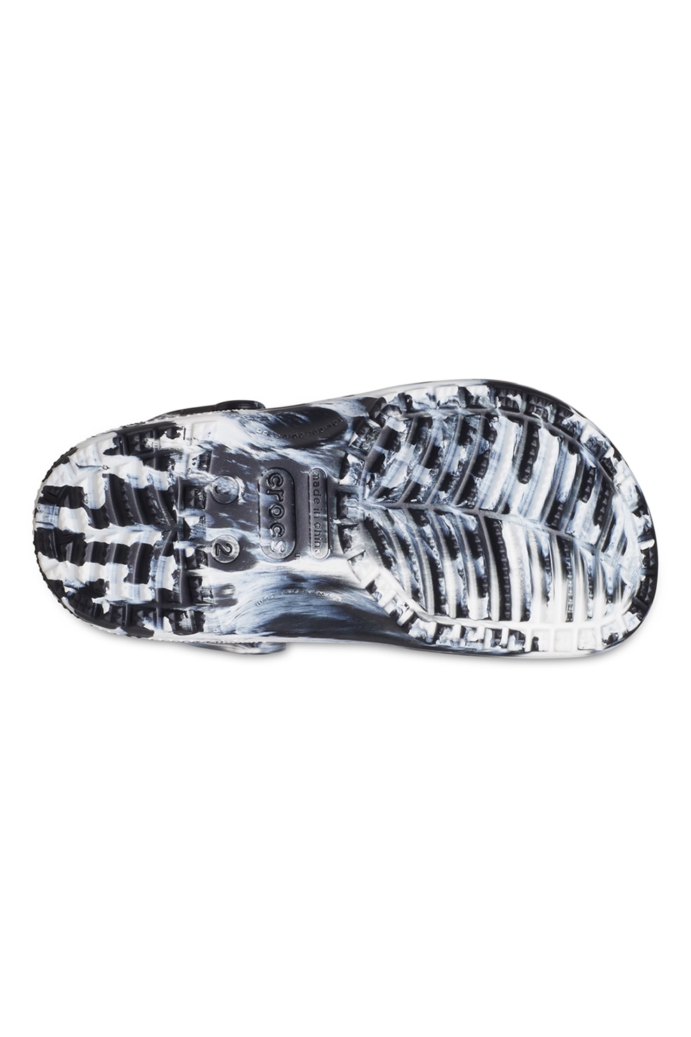 Crocs, Saboti slingback cu imprimeu abstract Classic Marble - eMAG.ro
