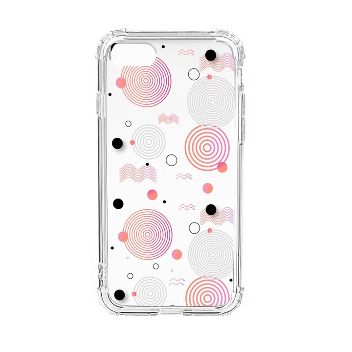 Husa Anti Shock Silicon Compatibila Cu Apple iPhone SE 2020 / iPhone 8 / iPhone 7, Circle, Military Grade Drop Protection, AS 110