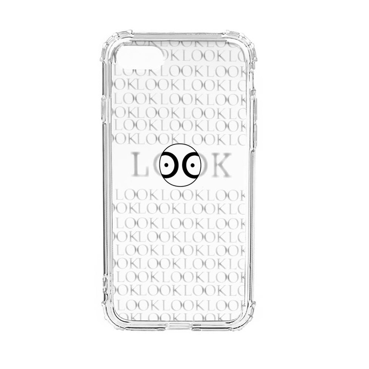 Силиконов калъф Unique за Apple iPhone SE 2020 / iPhone 8 / iPhone 7, Look At Me, Anti Shock, AS 39