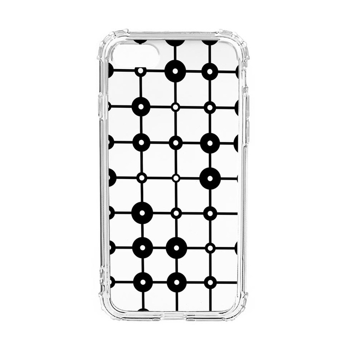 Husa Anti Shock Silicon Compatibila Cu Apple iPhone SE 2020 / iPhone 8 / iPhone 7, Lines, Military Grade Drop Protection, AS 124