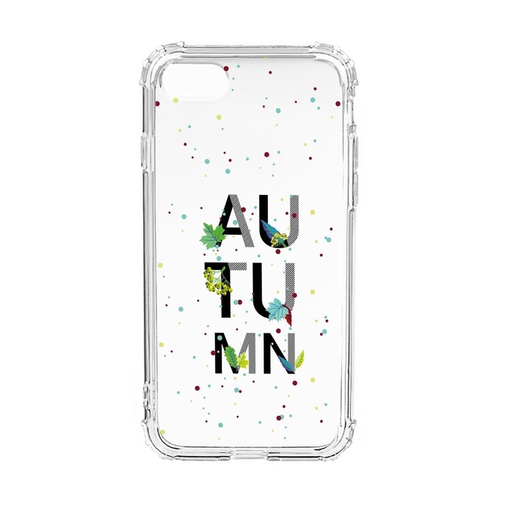 Husa Anti Shock Silicon Compatibila Cu Apple iPhone SE 2020 / iPhone 8 / iPhone 7, Autumn, Military Grade Drop Protection, AS 145