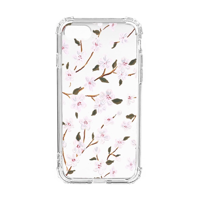 Силиконов калъф Unique за Apple iPhone SE 2020 / iPhone 8 / iPhone 7, Spring Flower, Anti Shock, AS 512