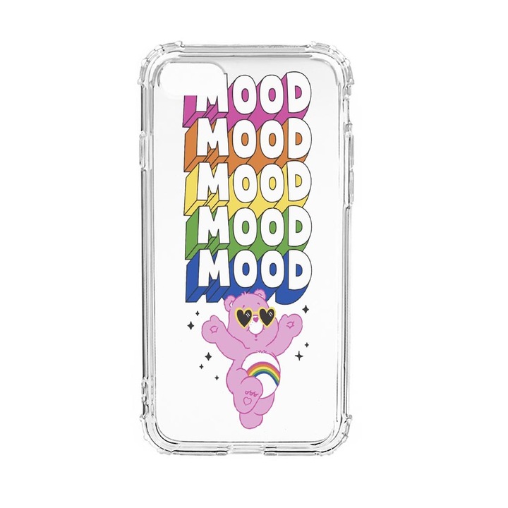 Strapabíró Anti Shock Védőtok, Apple iPhone SE 2020 / iPhone 8 / iPhone 7, Mood - Pink Bear, Military Grade Drop Protection, AS 599