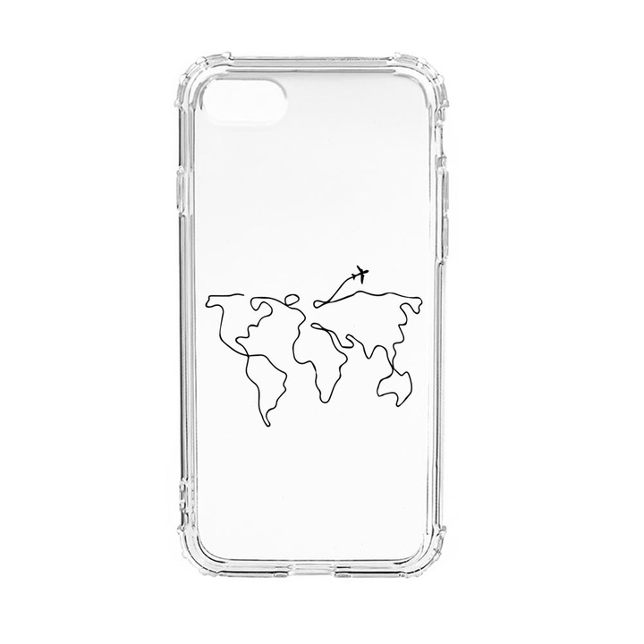 Husa Anti Shock Silicon Compatibila cu Apple iPhone SE 2020 / iPhone 8 / iPhone 7, Travel, Military Grade Drop Protection, AS 733