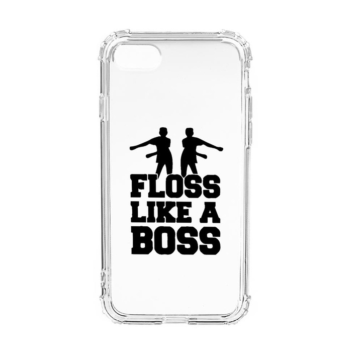 Husa Anti Shock Silicon Compatibila cu Apple iPhone SE 2020 / iPhone 8 / iPhone 7, Floss Like A Boss, Military Grade Drop Protection, AS 765