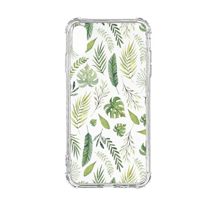 Strapabíró Anti Shock Védőtok, Apple iPhone XS / iPhone X, Feathers, Military Grade Drop Protection, AS 77